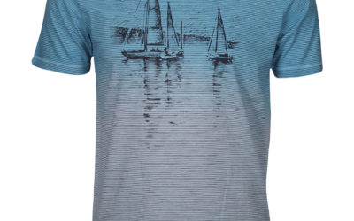 T-Shirt Segelboot-Print