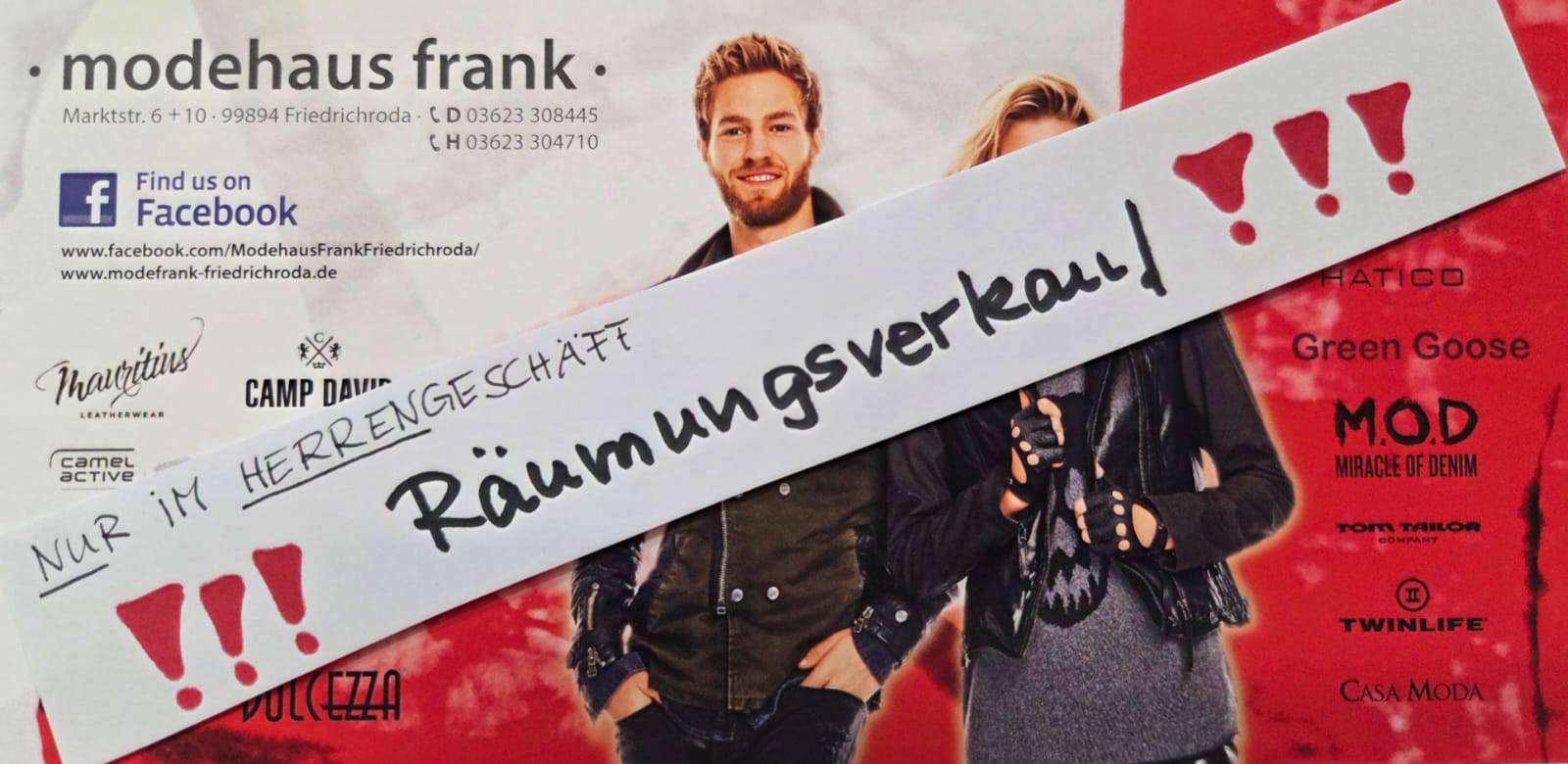 Modehaus Frank Friedrichroda - Mode für Herren in jedem Alter